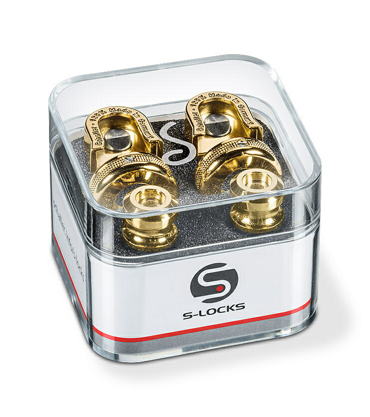 Schaller/S-Locks M ゴールド(GO) 14010501 ストラップロック システム〈シャーラー/ロックピン〉