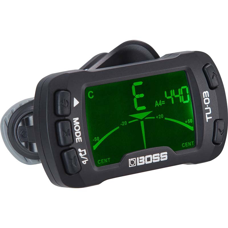 BOSS CLIP-ON TUNER & METRONOME TU-03 クリップ式チューナー〈ボス〉