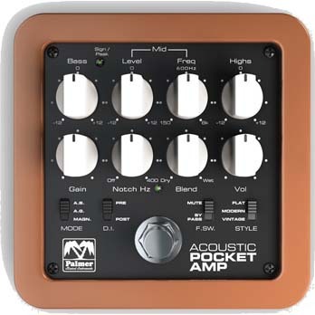 Palmer POCKET Amp Acoustic アコースティック 弦楽器用ペダル/プリアンプ/DI〈パーマー〉