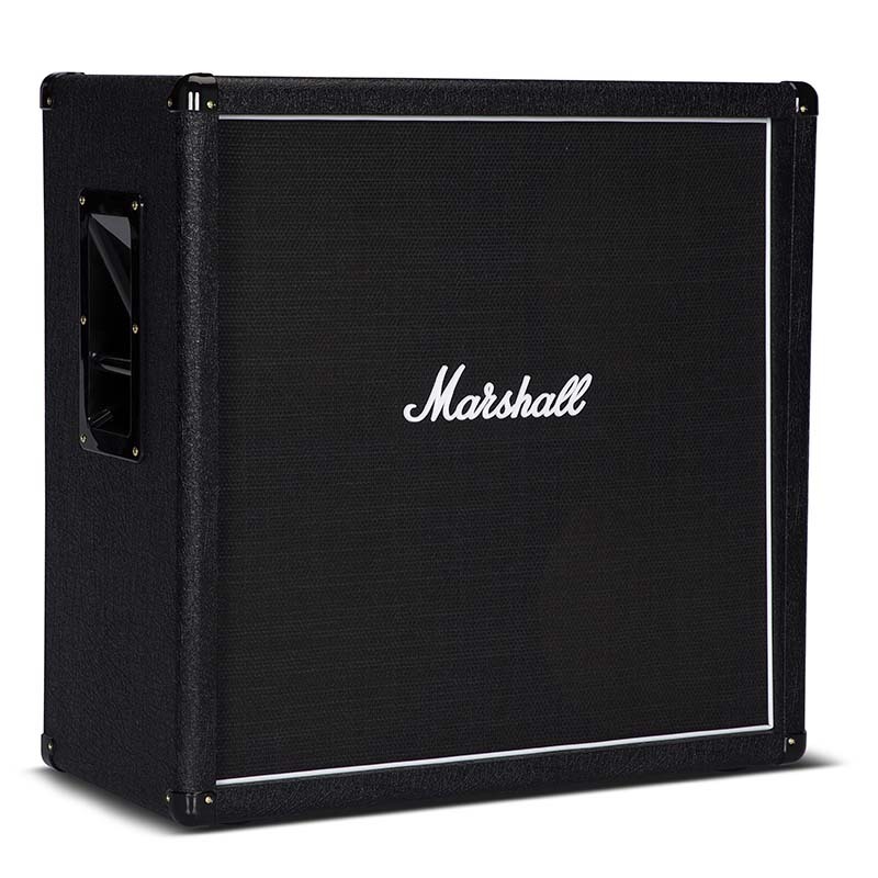 Marshallブランドより、新しいアンプキャビネットが登場 !!MXシリーズは小出力アンプヘッドに最適な1×12"サイズから、フルサイズのアンプヘッドにも対応する4×12"サイズまで、様々なニーズや用途に合わせてお選びいただけるラインナップを取り揃えた、コストパフォーマンスに優れたスピーカーキャビネットです。本体のカバリングを現行DSLシリーズと同じ素材にリニューアルした以外は、前モデルより仕様の変更はございません。DSLシリーズやOriginシリーズのアンプヘッドとのマッチングキャビネットとしても最適です。許容入力: 240W入力端子: 1 x 16Ωスピーカー: 4 x 12" Celestion G12E-60本体寸法 (mm): H：750 W：760 D：360重量 (kg): 31.1