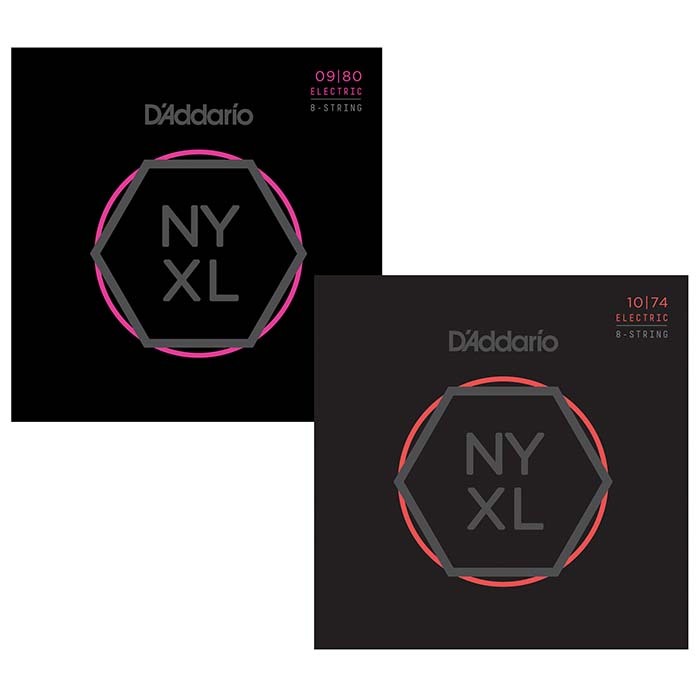 D'Addario/エレキ弦 NYXL1074,NYXL0980 8弦用〈ダダリオ〉