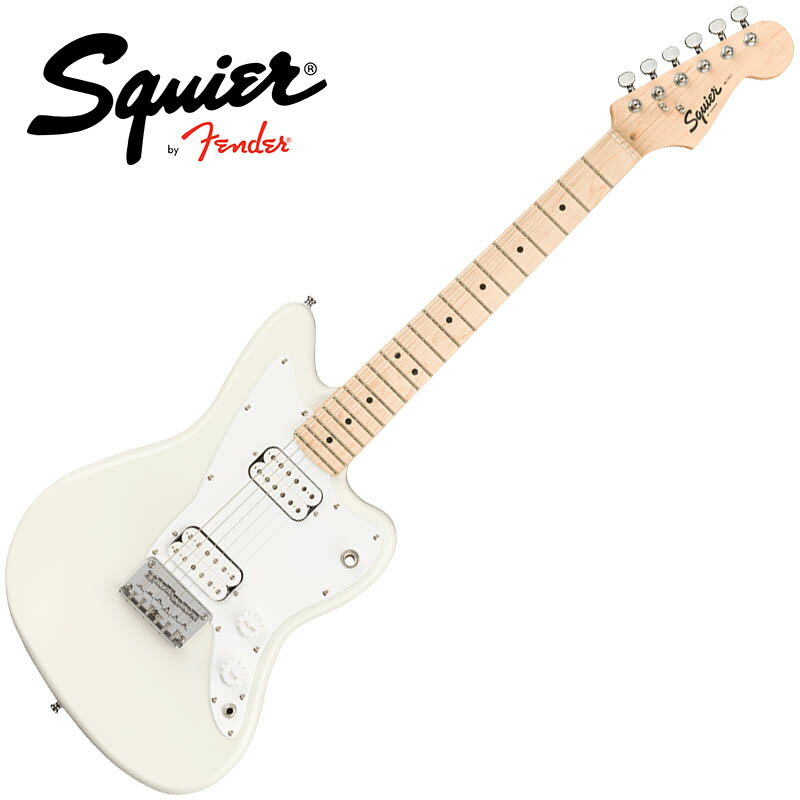 Squier by Fender Mini Jazzmaster HH Olympic White ߥ˥㥺ޥҥ磻䡼 ե