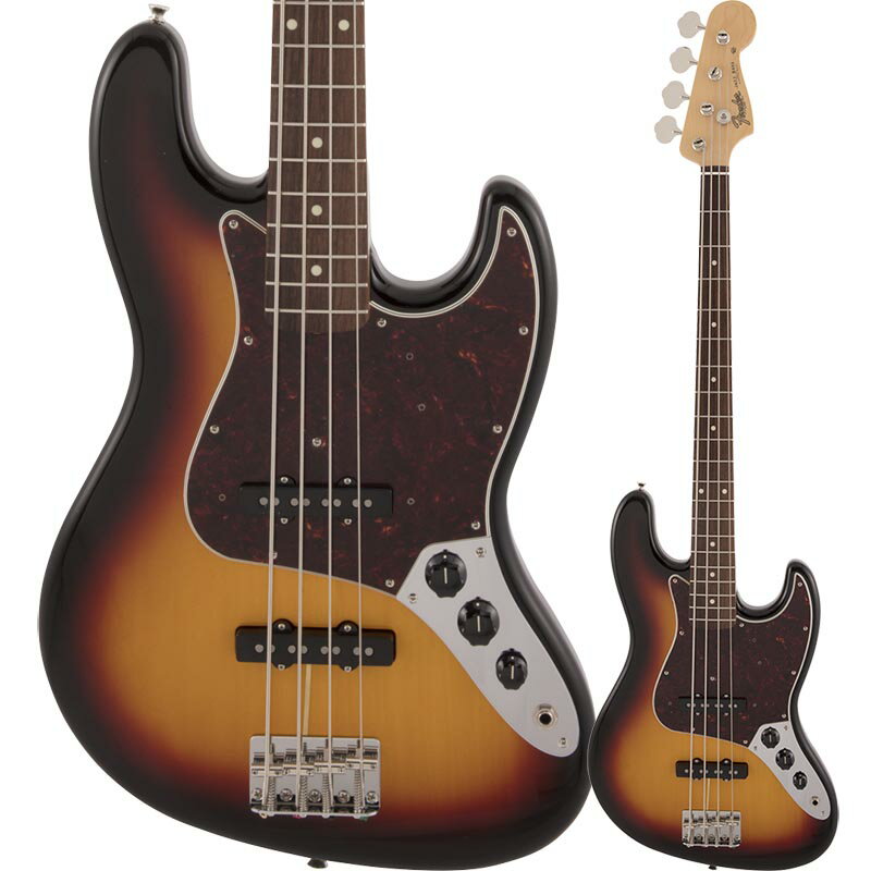 Fender Made in Japan Traditional 60s Jazz Bass, Rosewood Fingerboard, 3-Color Sunburst〈フェンダージャパンジャズベース〉
