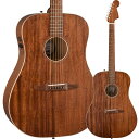 Fender Redondo Special All Mahogany, Pau Ferro Fingerboard, Natural〈フェンダーエレアコ〉