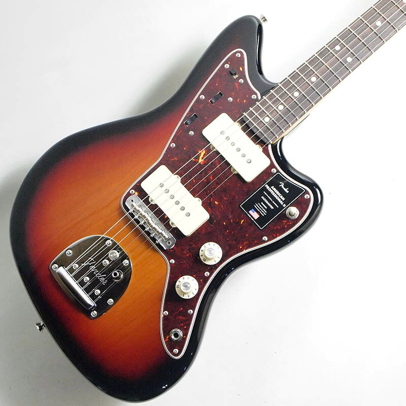 【9/15まで P5倍or10倍!(対象外あり)】Fender American Professional II Jazzmaster, Rosewood Fingerboard, 3-Color Sunburst〈フェンダーUSAジャズマスター〉（2枚目）