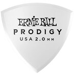 ERNIE BALL 2.0MM WHITE SHIELD PRODIGY PICKS 6枚パック シールドシェイプ #9337〈アーニーボール〉