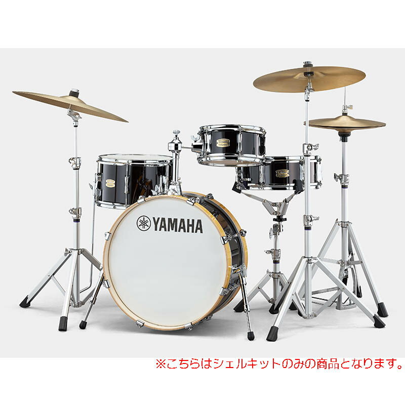 YAMAHA Stage Custom Hip SBP0F4H RB レーベンブラック シェルセット〈ヤマハ〉