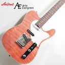 Aria ProII 615-AE200 MP (Misty Pink) エレキギター