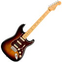 American Professional II Stratocaster HSSは、60年以上に渡る革新、インスピレーション、進化を経て、現代のプレイヤーの要求に応えます。 高い人気を誇るDeep Cシェイプネックは、丁寧にエッジがロールオフされ、至高の演奏体験を約束する"Super-Natural"サテン仕上げが施されています。また新たに設計されたネックヒールを採用し、快適なフィーリングとハイポジションへの容易なアクセスを実現しました。 新しいV-Mod II Stratocaster Single-Coilピックアップは、ベルのような輝きとウォームさを両立し、これまで以上に繊細で魅力的なサウンドを実現しています。Double Tapブリッジピックアップはパンチのあるトーンと、Push-Push式コントロールによりバランスの取れたシングルコイルトーンに瞬時に切り替え可能です。コールドロールド（冷間圧延成型式）スチールブロックを採用した2点支持トレモロは、サスティン、明瞭度、ハイエンドの煌びやかさを向上させています。 American Professional II Stratocaster HSSの手に馴染む感覚とサウンドの多様性は、手に取り、耳にした瞬間、すぐにお分かりいただけることでしょう。プロの楽器の新たなスタンダードとなるような幅広い改良が、American Professional IIシリーズには詰め込まれています。 Model Number : 0113912700 Series: American Professional II Body Material: Alder, Roasted Pine (Sienna Sunburst, Roasted Pine) Body Finish: Gloss Urethane Neck: Maple, Deep “C” Neck Finish: “Super-Natural” Satin Urethane Finish on Back of Neck with Gloss Urethane Headstock Face Fingerboard: Rosewood, Maple - 9.5” (241 mm) Radius Frets: 22, Narrow Tall Position Inlays: White Dot (Rosewood), Black Dot (Maple) Nut (Material/Width): Bone, 1.685” (42.8 mm) Tuning Machines: Fender Standard Cast/Sealed Staggered Scale Length: 25.5” (648 mm) Bridge: 2-Point Synchronized Tremolo with Bent Steel Saddles, Pop-In Tremolo Arm and Cold-Rolled Steel Block Pickguard:4-Ply Tortoiseshell (3-Color Sunburst, Olympic White), 3-Ply Aged White (Sienna Sunburst), 3-Ply Black (Mercury, Dark Night, Roasted Pine) 3-Ply Mint Green (Mystic Surf Green, Miami Blue) Pickups: V-Mod II Double Tap Humbucking (Bridge), V-Mod II Single-Coil Strat(Middle, Neck) Pickup Switching:5-Position Blade: Position 1. Bridge Pickup Position 2. Bridge and Middle Pickup Position 3. Middle Pickup Position 4. Middle and Neck Pickup Position 5. Neck Pickup Controls: Master Volume, Tone 1. (Neck/Middle Pickups),Tone 2. (Bridge Pickup) Auxilliary Switching: Push-Push Tone Control Activates DoubleTap&#140; FunctionControl Knobs: Aged White Plastic Hardware Finish: Nickel/Chrome Strings: Fender USA 250L Nickel Plated Steel (.009-.042 Gauges), PN0730250403 Case/Gig Bag: Deluxe Molded Case (Included)