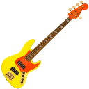 Fender MonoNeon Jazz Bass V, Maple Fingerboard, Neon Yellow〈フェンダー〉