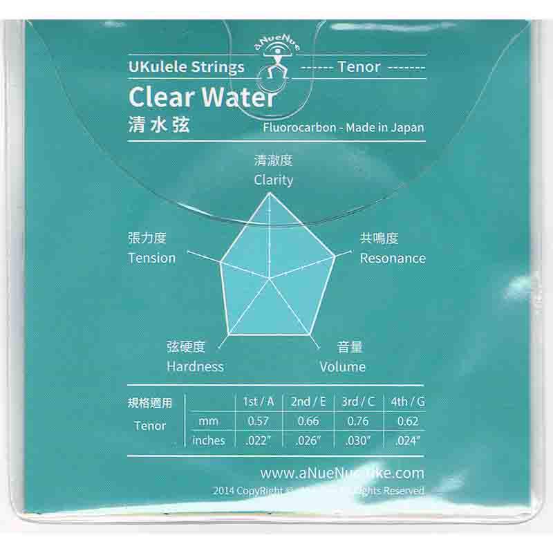 【7/5〜7/10 P5倍or10倍!(対象外あり)】aNueNue AS-CWT Clear Water Strings ウク...