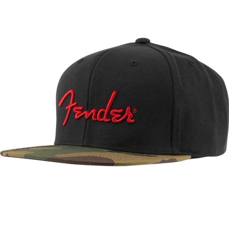 Fender Camo Flatbill Hat, Camo, One Size Fits Most キャップ〈フェンダー〉