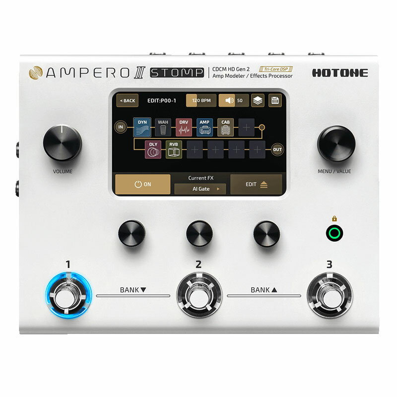 HOTONE Ampero II Stomp アンプモデラー エフェクター〈ホットトーン〉