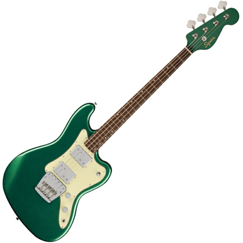 Squier by Fender Paranormal Rascal Bass HH, Laurel Fingerboard, Mint Pickguard, Sherwood Greenҥ磻 ե