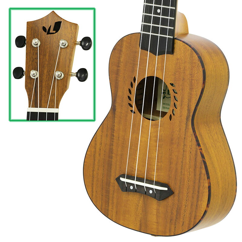 Laule'a Ukulele LAK-2SL ソプラノロングネックウクレレ