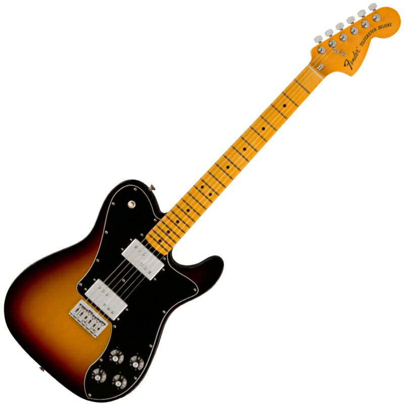 Fender American Vintage II 1975 Telecaster Deluxe, Maple Fingerboard, 3-Color Sunburst〈フェンダーUSAテレキャスター〉