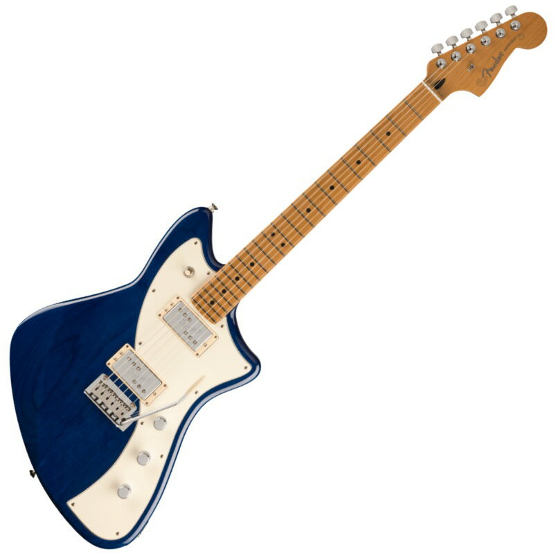 Fender Limited Edition Player Plus Meteora, Maple Fingerboard, Sapphire Blue Transparent GLM^[qtF_[MEXr