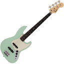 Fender Made in Japan Junior Collection Jazz Bass, Rosewood Fingerboard, Satin Surf Green ジュニア ジャズベース〈フェンダージャパン〉