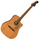 Fender Redondo Player, Walnut Fingerboard, Gold Pickguard, Natural〈フェンダーエレアコ〉