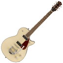 Gretsch G5210T-P90 Electromatic Jet Two 90 Single-Cut with Bigsby, Laurel Fingerboard, Vintage WhiteqOb`r