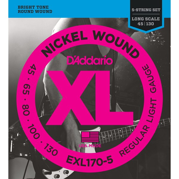 D'addario EXL170-5 エレキベース弦 5弦用