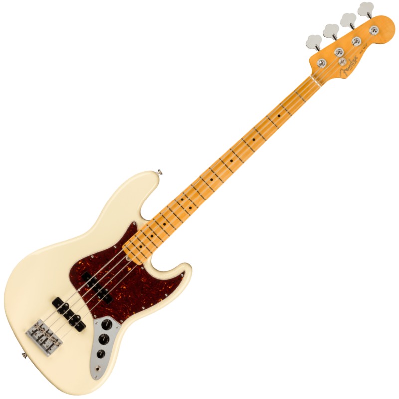 Fender American Professional II Jazz Bass, Maple Fingerboard, Olympic White〈フェンダーUSAジャズベース〉