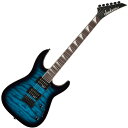 Jackson JS Series Dinky JS20 DKQ 2PT, Amaranth Fingerboard, Transparent Blue Bur...