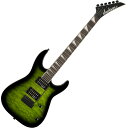 Jackson JS Series Dinky JS20 DKQ 2PT, Amaranth Fingerboard, Transparent Green Bu...