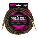 ERNIE BALL 6432 Braided Cable PAY DIRT 18ft S/S ケーブル〈アーニーボール〉