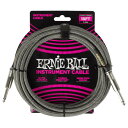 ERNIE BALL 6433 Braided Cable SILVER FOX 18ft S/S ケーブル〈アーニーボール〉