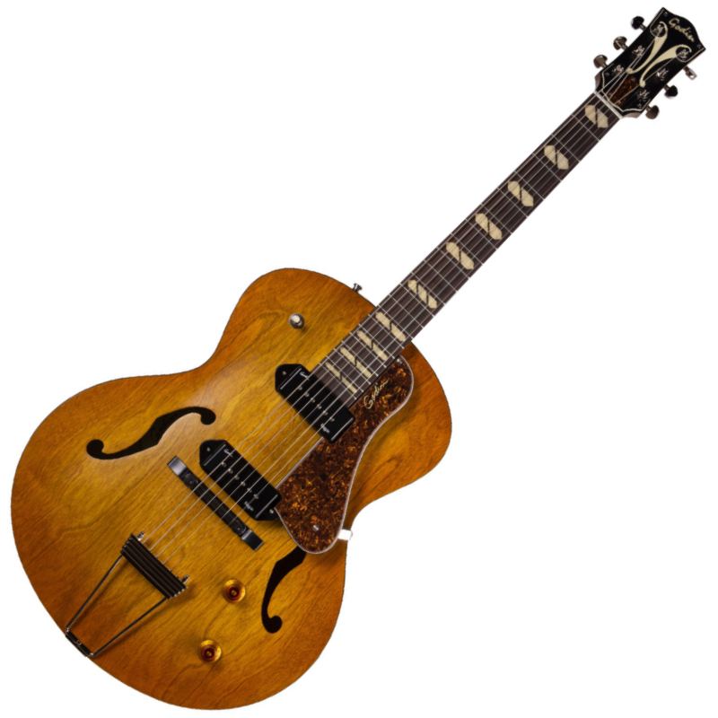 Godin 5th Avenue Jumbo P90 Harvest Gold フルアコ〈ゴダン〉
