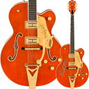 GRETSCH Nashville Hollow Body with String-Thru Bigsby and Gold Hardware, Ebony Fingerboard, Orange Stain〈グレッチ〉