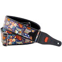 RightOn! STRAPS KASHMIR GRS Blue ギター ベース用ストラップ 〈ライトオン!ストラップス〉