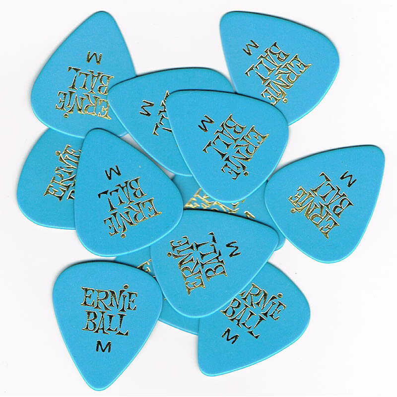 ERNIE BALL #9116 MEDIUM BLUE CELLULOSE PICK 12枚セット ピック 〈アーニーボール〉