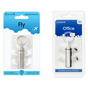 送料無料の場合メール便でのお届けとなります。 ポストへの投函となり、運送上の保証はございません。 また、日時のご指定も出来ませんので、予めご了承のほどお願い致します。 ※代引きはご利用頂けません。 宅急便での発送の場合は770円です。（但し、沖縄・離島は別途2,500円になります）ミュージシャンと音楽を愛する人々の聴覚を保護するcrescendoのヒヤリングプロテクター。 独自の遮音設計により、適切に音圧をカット。音楽クオリティーはそのままに、全体の音量を低減させます。計量で、快適な装着感を誇る、音楽家必携の聴覚保護アイテムです。 FLY 特殊なフィルターを使用することで、会話や機内アナウンスはクリアに保ちながら、雑音や気になる音を抑えます。またこのフィルターは、機内と耳の気圧の変化を緩やかに調整し、離着陸時の鼓膜や耳の痛みを和らげます。電子機器ではありませんので、離陸から着陸まで全ての時間で使用できます。 OFFICE オフィスでの雑音を抑える事で、仕事の効率や快適さは格段に向上します。 他者の会話や電話の着信音を気にならないレベルへ抑える一方、注意を払った会話は聞き取れます。 ■ソフトなシリコンの為、脱着も簡単。 ■イヤーチップは大小2種類(大にフィルターが付いてます) ■水洗い可能 ■紛失を防止する専用ケース付き。 ■原産地 : オランダ※入荷時期によりパッケージ/ケースの色が異なる場合がございますが、本体の性能に違いはございません。　