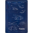 Bigsby Blueprint Tin Sign ブリキサイン〈ビグズビー〉