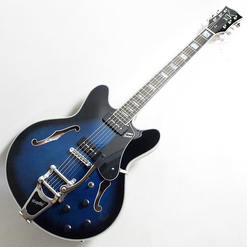 【4/5〜9 P5倍or10倍!(対象外あり)】VOX BC-V90B BL Bobcat V90B Sapphire Blue セミホロー・ギター