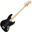 Fender Standard Jazz Bass, Maple Fingerboard, Black Pickguard, Black〈フェンダージャズベース〉