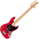 Fender Made in Japan Hybrid II Jazz Bass V, Maple Fingerboard, Modena Red【フェンダー5...