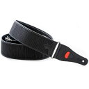 RightON!STRAPS DUNE Black ギター ベース用ストラップ〈ライトオン!ストラップ〉