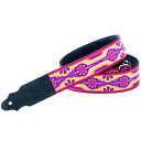 RightON!STRAPS LAUREL Purple ギター ベース用ストラップ〈ライトオン!ストラップ〉