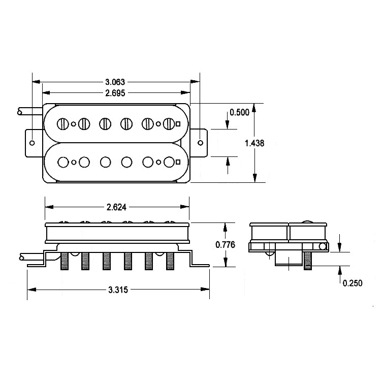 Seymour Duncan Jazz Model SH-2b Nickel Cover BRIDGE ピックアップ〈セイモアダンカン〉