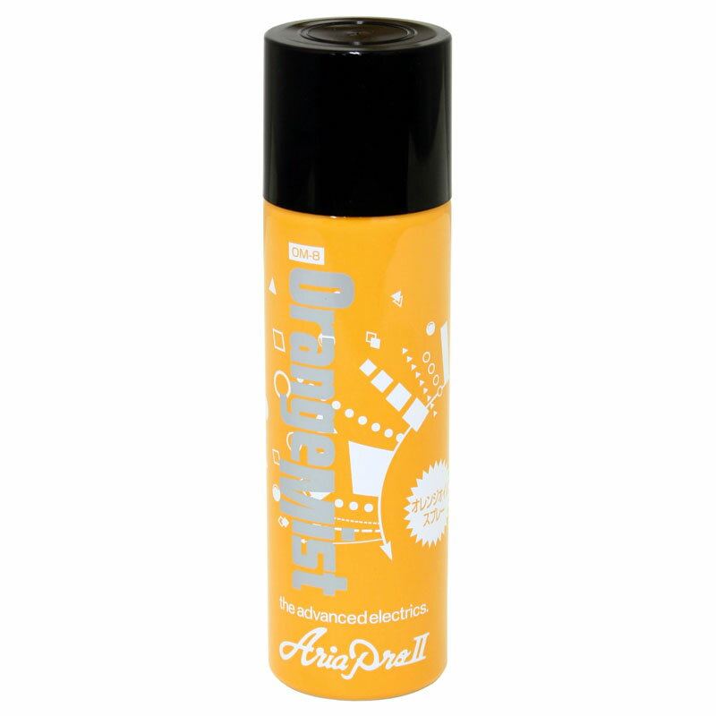 オレンジミスト（オレンジオイルスプレー） 木部の汚れを落とし、艶を与えるオレンジオイルの スプレー。 エボニー、ローズウッド指板の保湿にも最適です。