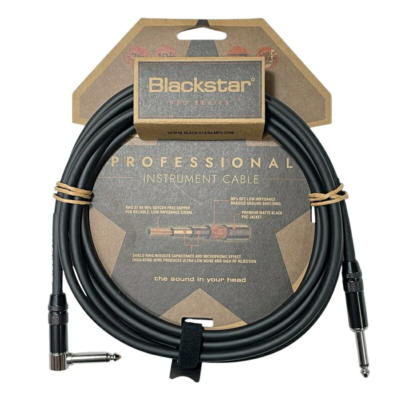 Blackstar Professional Instrument Cable 3M STR/ANG ギターケーブル ブラックスター