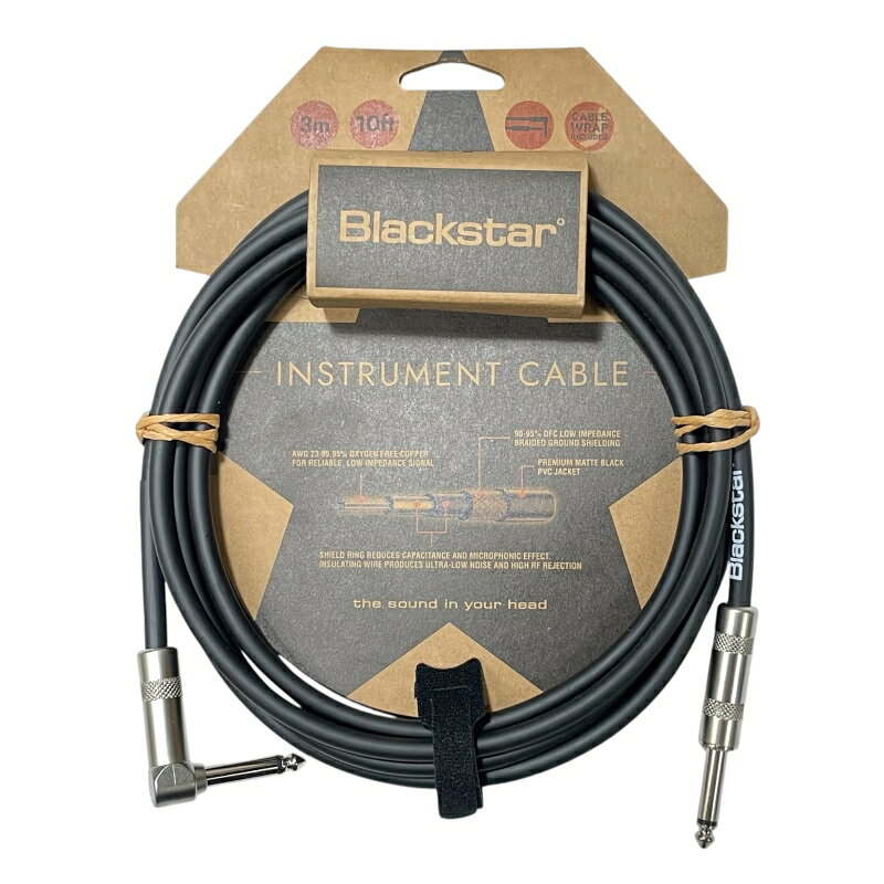 Blackstar トーンに最適な信号経路。これらのケーブルは、妥協のない信号パスと究極の Blackstar トーンを提供するケーブルを作成するために、市場で最高品質のケーブルと比較してベンチマークされています。Blackstar ケーブルは、高品質の編組シールドで構成されています。これにより、ほとんどの中低レベルのケーブルに使用されている標準スパイラル シールドよりもケーブルの耐久性がはるかに向上し、電気絶縁性が向上します。Blackstar は、編組シールドを使用しても柔らかさと柔軟性を維持するために、ケーブルの内部構造も変更しました。Blackstar ケーブルには、PVC ジャケットが施されているため、優れた柔軟性があり、ケーブルのもつれを軽減し、シールド リングにより静電容量とマイクロフォニック効果を軽減します。すべての Blackstar ケーブルは、完全にリサイクル可能な素材を使用して持続可能な方法でパッケージ化されています。Blackstar スタンダード シリーズ計器ケーブルの主な特徴:耐久性の高いニッケルメッキコネクタ (ストレートからストレート、ストレートからアングル)AWG23 99.95% 無酸素銅導体により、信頼性の高い低インピーダンス信号を実現6.5mm / 1?4 インチのアウタージャケットにより柔軟性と耐久性が向上90-95% 銅編組シールドにより最適な信号転送を実現シールドリングは静電容量とマイクロフォニック効果を低減します絶縁ワイヤが超低ノイズと高い RF 除去を実現100%リサイクル可能な素材で作られたパッケージ