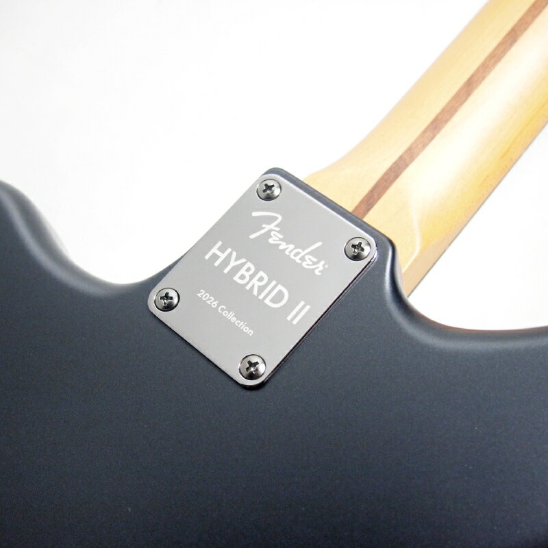 【9/15まで P5倍or10倍!(対象外あり)】Fender Made in Japan Hybrid II 2026 Collection Jazzmaster, Matte Phantom Black フェンダー ジャパン ジャズマスター（3枚目）