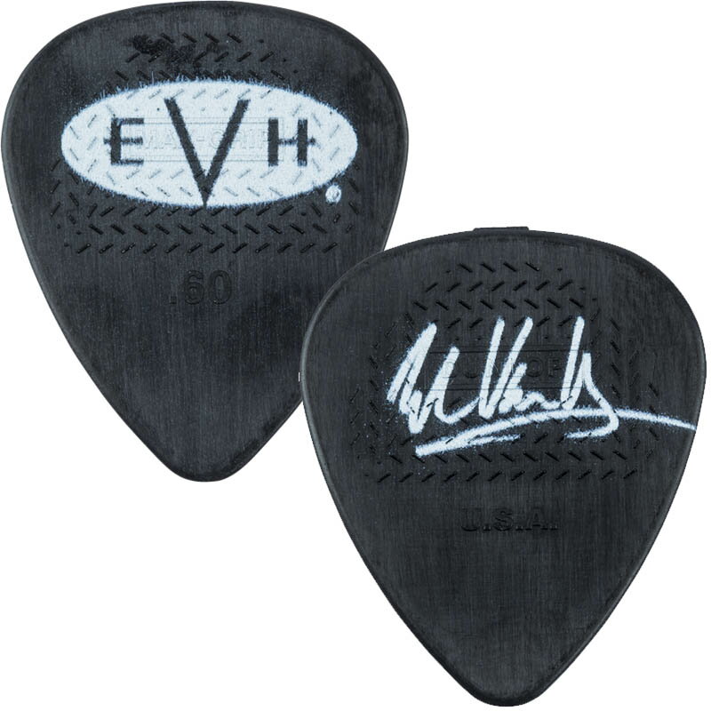 EVH Signature Picks, Black/White, .60mm, 6 Count