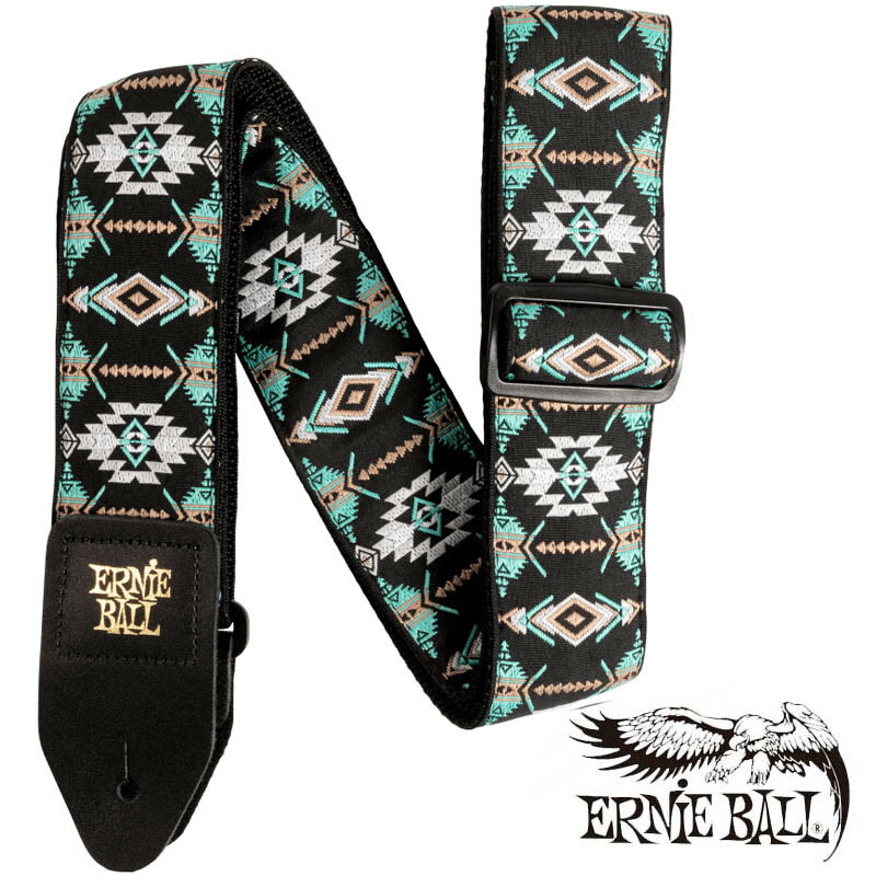 ERNIE BALL SOUTHWESTERN TURQUOISE JACQUARD STRAP 5325 〈アーニーボール〉