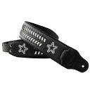 RightOn! STRAPS PAUL TURNER Black ギター、ベース用ストラップ〈ライトオン!ストラップス〉