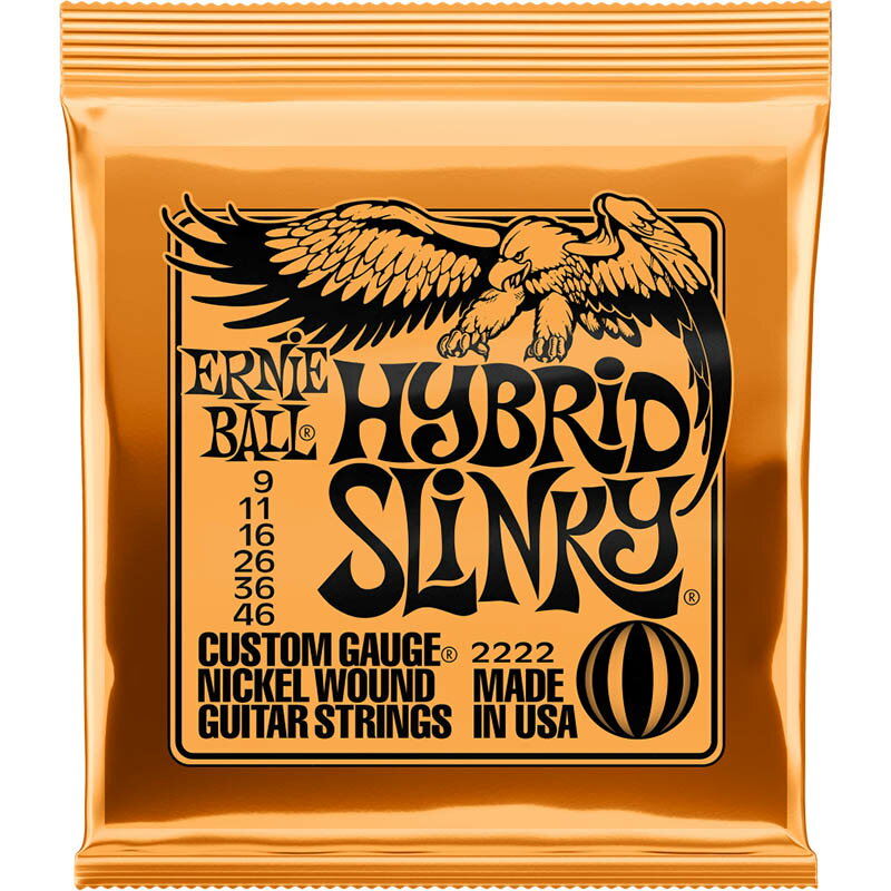 ERNIE BALL 2222 エレキ弦 HYBRID SLINKY 12セット 〈アーニーボール〉